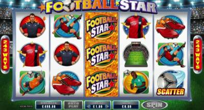 Football Star is one of the biggest game in Star series slot by Microgaming with a special feature knows as Rolling Reels.