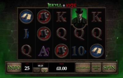 Jekyll and Hyde follows the classic story of the two-faced, two-sided doctor.It is a dark, brooding, and sinister slot with graphics that brings it to life.